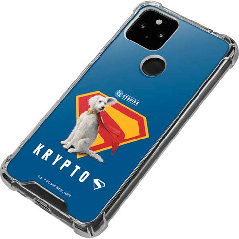 Superman 2025 Krypto the Super Dog Google Pixel 4a 5G Clear Case
